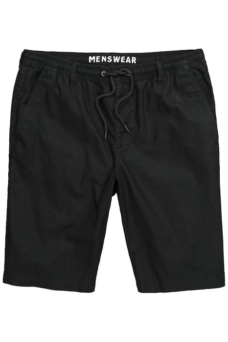 Bermudy Men+, lněná směs, Relax střih, elastický pas, do 8XL