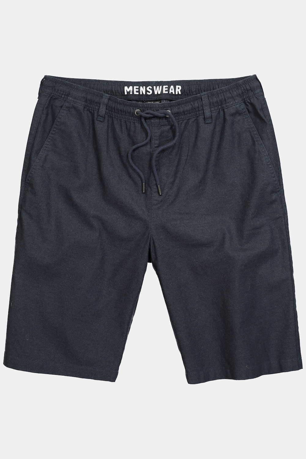 Men+ bermuda van linnenmix, Relaxed Fit, elastische tailleband, tot 8XL