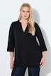 Tunika-Shirt, A-Linie, Tunika-Ausschnitt, 3/4-Arm
