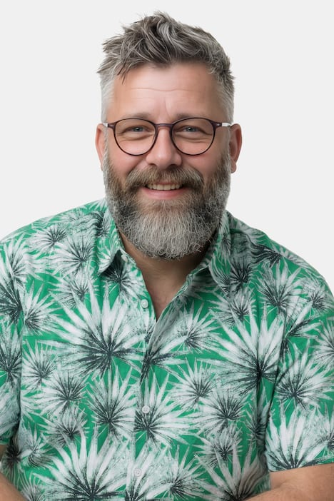 Men+ Hemd, Halbarm, Kentkragen, Print, Comfort Fit, bis 8 XL