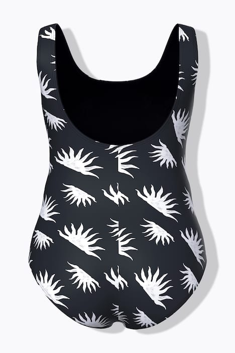 Badeanzug, Sonnen, ohne Softcups, Rundhals