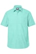 Košile, lněná směs, krátké rukávy, Kent límeček, lněný vzhled, Comfort střih, do 8XL