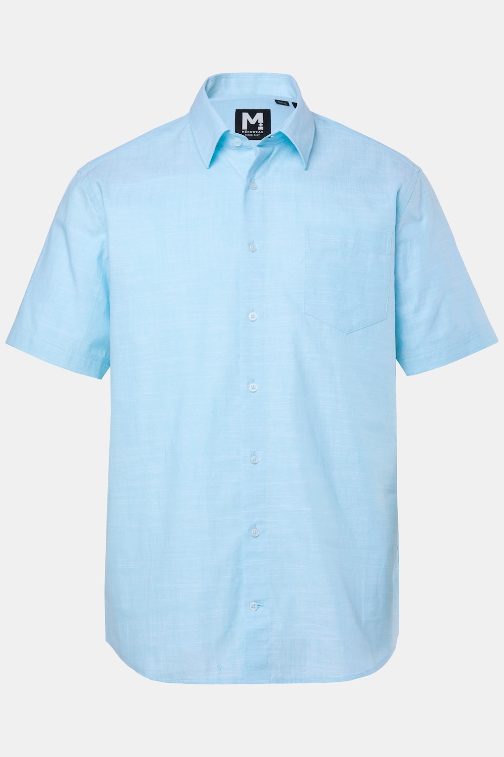 Hemd, Halbarm, Kentkragen, Leinenoptik, Comfort Fit, bis 8 XL