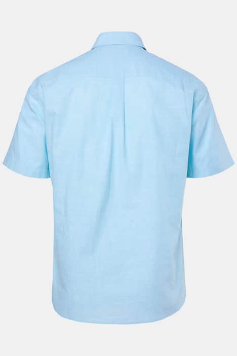 Men+ Hemd, Halbarm, Kentkragen, Leinenoptik, Comfort Fit, bis 8 XL