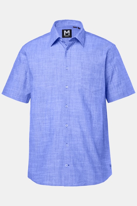 Men+ Hemd, Halbarm, Kentkragen, Leinenoptik, Comfort Fit, bis 8 XL