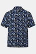 Men+ Viskose-Hemd, Halbarm, Alloverprint, Cubakragen, Cuba Fit, bis 8 XL
