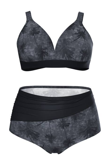 Bikiny, palmy, bez měkkých košíčků, nastavitelná ramínka, recyklovaný materiál