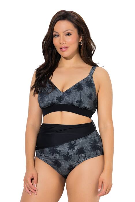 Bikiny, palmy, bez měkkých košíčků, nastavitelná ramínka, recyklovaný materiál