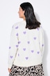 Strickjacke, Oversize Shape, Hearts