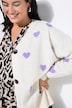 Strickjacke, Oversize Shape, Hearts