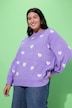 Pullover, Oversize Shape, Hearts