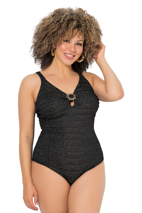 Plavky, třpytivé, spona slunce, měkké košíčky, recyklovaný materiál