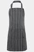 JP1880 Schürze, Denim, Streifen, Größe verstellbar bis 7 XL