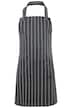Zástěra JP1880, džínová, pruhy, nastavitelná do 7XL