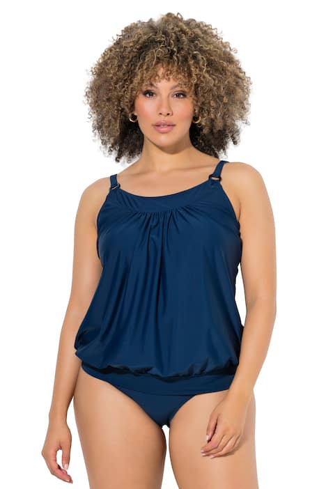 Tankiny, měkké košíčky, elastický lem, nastavitelná ramínka