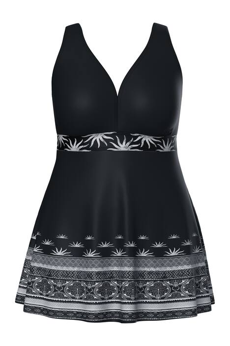 Plakové šaty, slunce, měkké košíčky, recyklovaný materiál