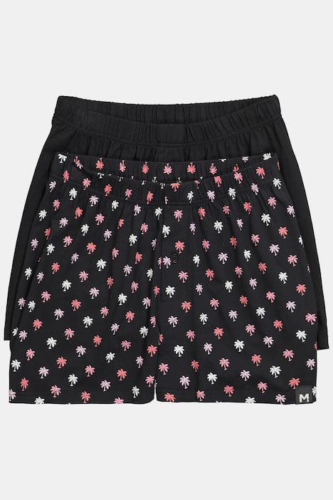 Men+ Boxershorts FLEXLASTIC®, 2er-Pack, uni/Muster, bis 8 XL