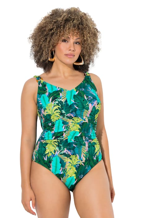 plavky, džungle, řasení, měkké košíčky, recyklovaný materiál