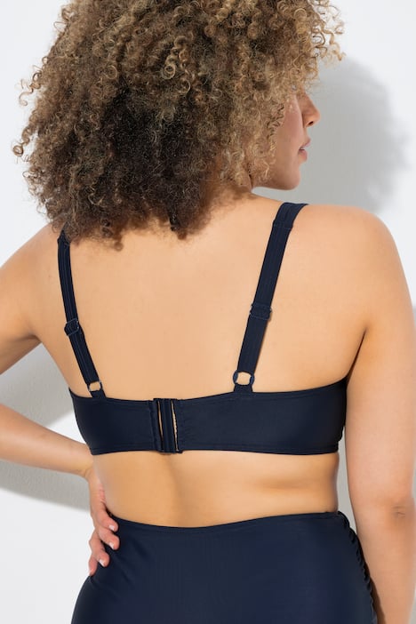 Bügel-Bikini, Raffung, Träger verstellbar