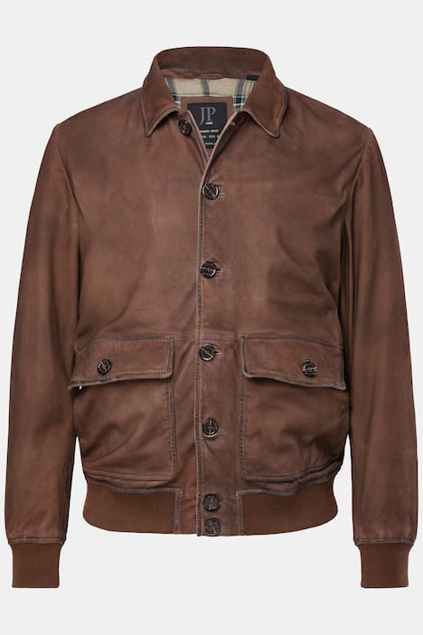 JP1880 Leder-Blouson, Leder, feinstes Ziegen-Veloursleder, Vintage Look, bis 7 XL