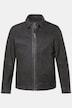 Veste JP 1880 en véritable en cuir d'agneau, coupe blouson et col chemise - jusqu'au 7 XL