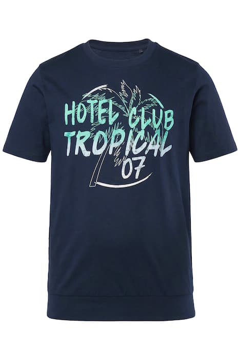 Tričko Men+, břišní střih, krátké rukávy, velký potisk, do 8XL