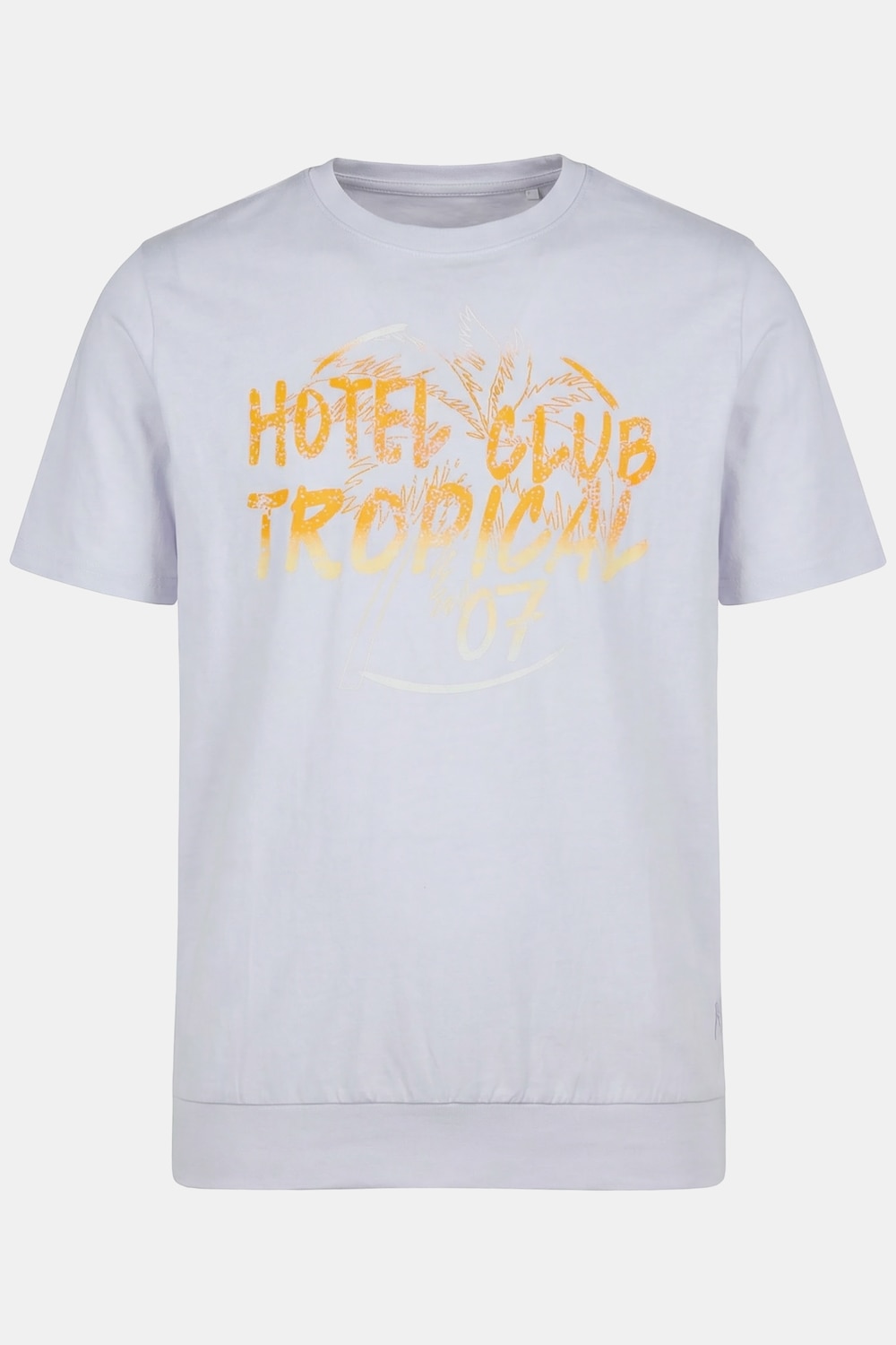 Men+ T-shirt buik-fit, korte mouwen, grote print, tot 8XL