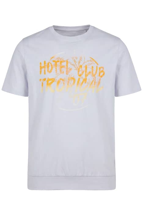 Tričko Men+, břišní střih, krátké rukávy, velký potisk, do 8XL