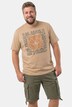 Men+ T-Shirt, Halbarm, Brustprint, bis 8 XL