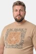 Men+ T-Shirt, Halbarm, Brustprint, bis 8 XL