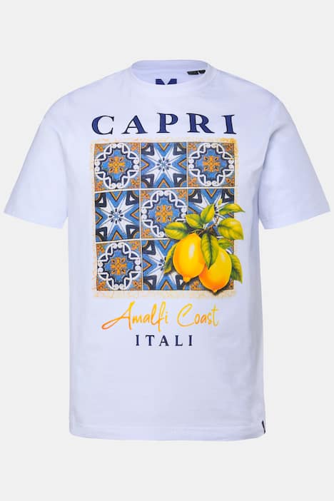 Men+ T-Shirt, Halbarm, Brustprint, bis 8 XL