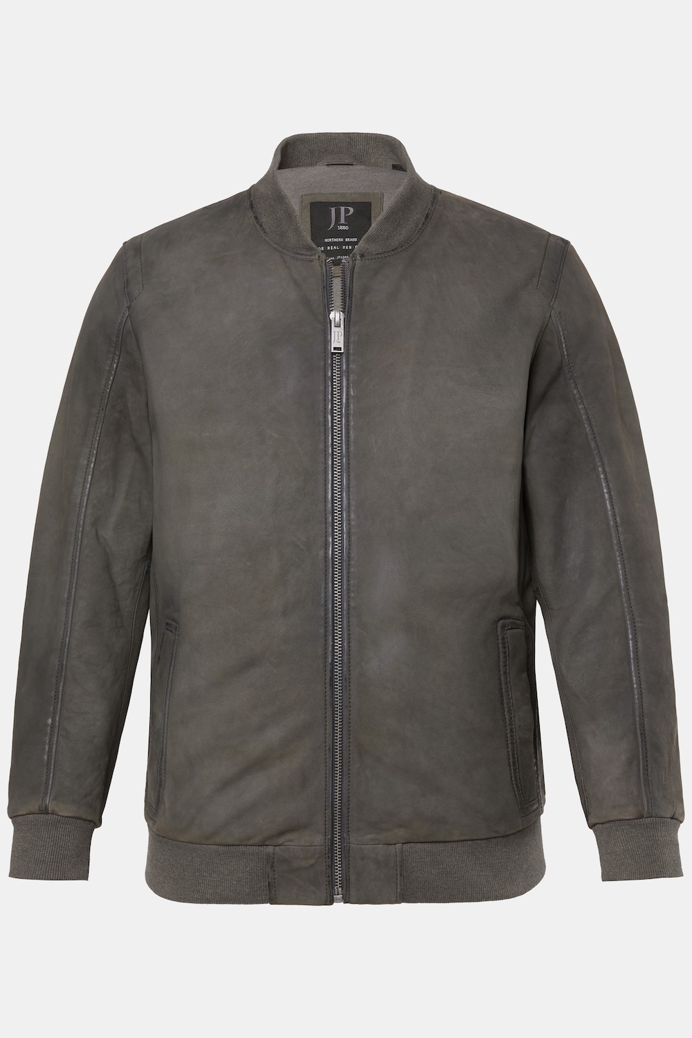 Blouson JP 1880 en véritable en cuir d'agneau nappa, col Teddy - jusqu'au 7 XL