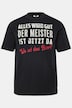 Men+ T-shirt, korte mouwen, borstprint, tot 8XL