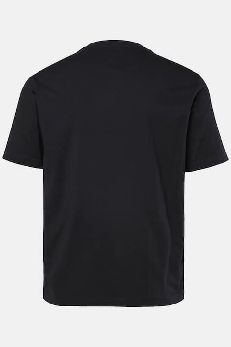 Men+ T-shirt, korte mouwen, borstprint, tot 8XL