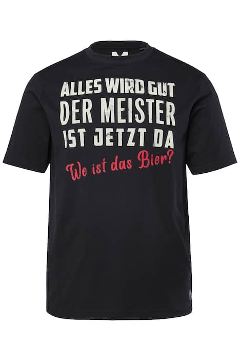 Tričko Men+, krátké rukávy, potisk na hrudi, do 8XL