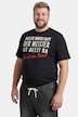 Men+ T-Shirt, Halbarm, Brustprint, bis 8 XL
