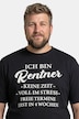 Men+ T-Shirt, Halbarm, Brustprint, bis 8 XL