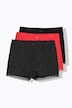 3 Pack of Boyshorts: Heart Polka Dots