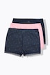 3 Pack of Boyshorts: Heart Polka Dots