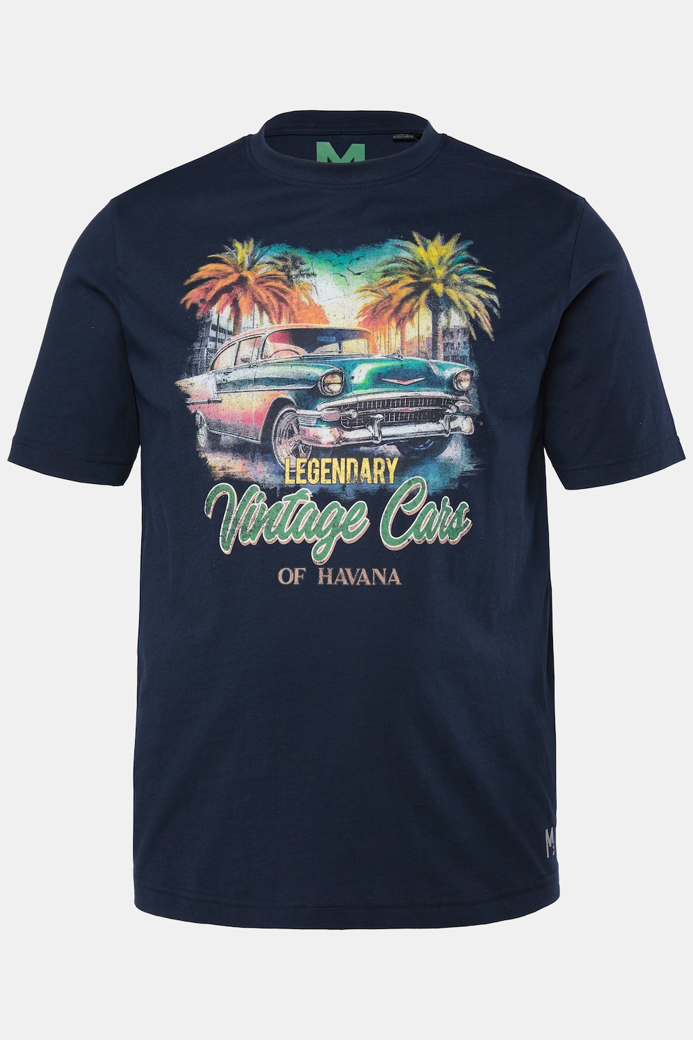 Men+ T-Shirt, Halbarm, Brustprint, bis 8 XL