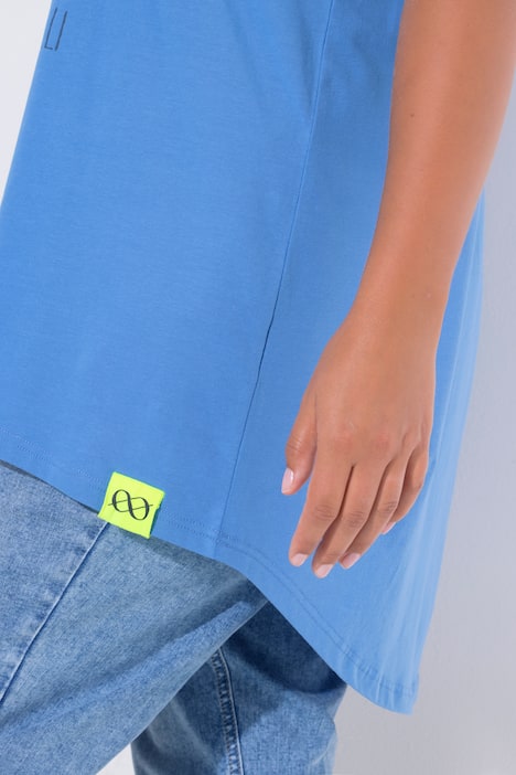 T-shirt, ronde hals, halflange mouwen