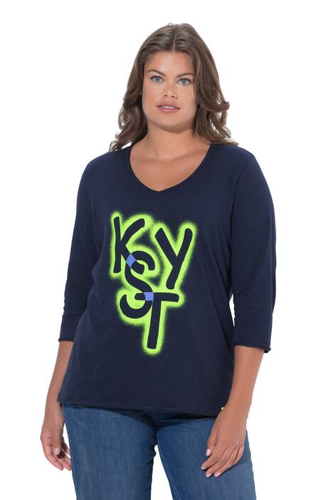 Polokošile, V výstřih, 3/4 rukáv, OEKO-TEX Made in Green