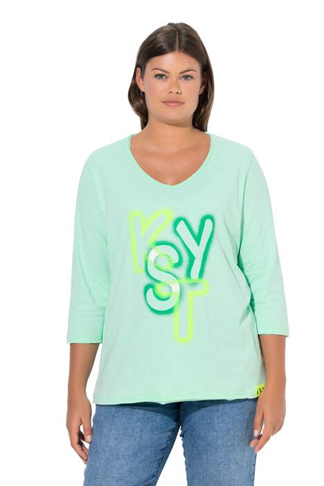 Polokošile, V výstřih, 3/4 rukáv, OEKO-TEX Made in Green