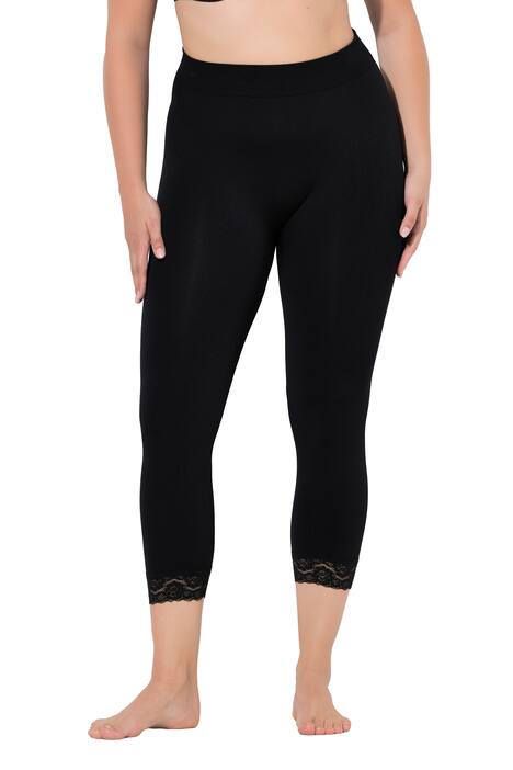 Přiléhavé Capri, krajkový lem, ochrana stehen