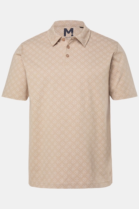 Maglia polo Men+ con mezze maniche e stampa allover, fino alla tg. 8XL