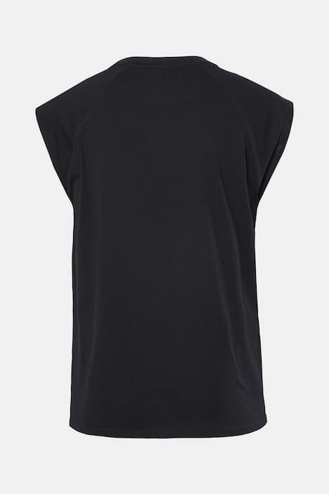 Men+ Tanktop, überschnitten, Brustprint, bis 8 XL