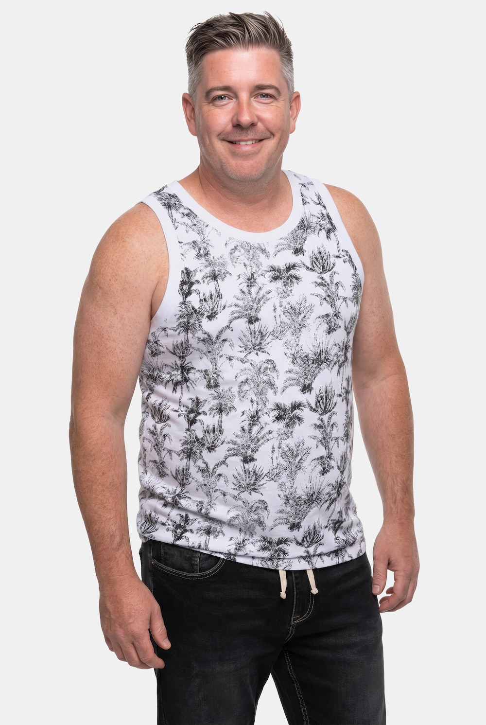 Men+ Tanktop, Alloverprint, bis 8 XL