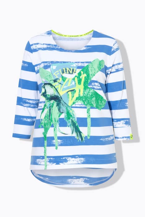 Shirt, ronde hals, 3/4-mouwen, OEKO-TEX