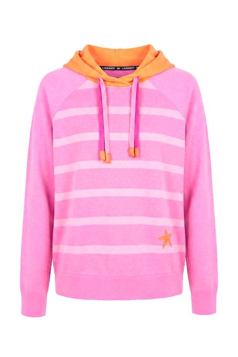 Pruhovaná mikina, dlouhý rukáv, límeček