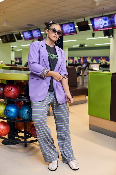 Blazer, Oversize Shape, Leo-Futter